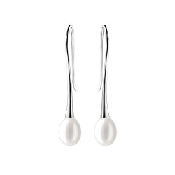 Cercei argint lungi cu perle naturale DiAmanti SK19244E_W-G (Argint 925‰ 1,7 g.)